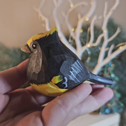 Sultan-Tit Bird Clip-on Ornament