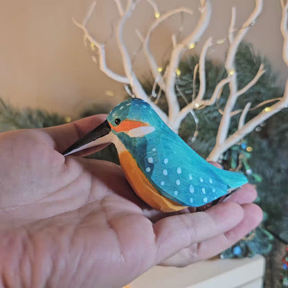 Kingfishers Clip-on Bird Ornament