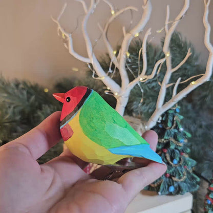 Gouldian finch Clip-on Bird Ornament