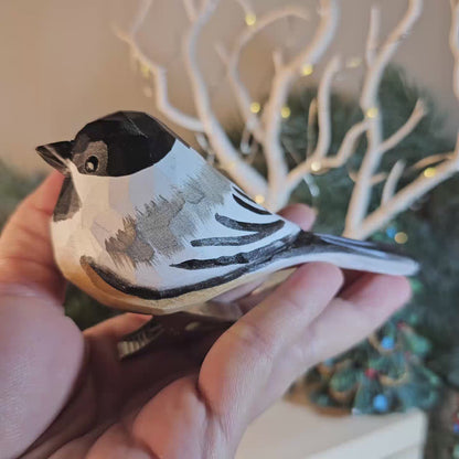 Chickadee Clip-on Bird Ornament