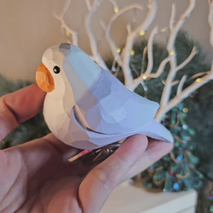 Lovebirds Clip-on Bird Ornament