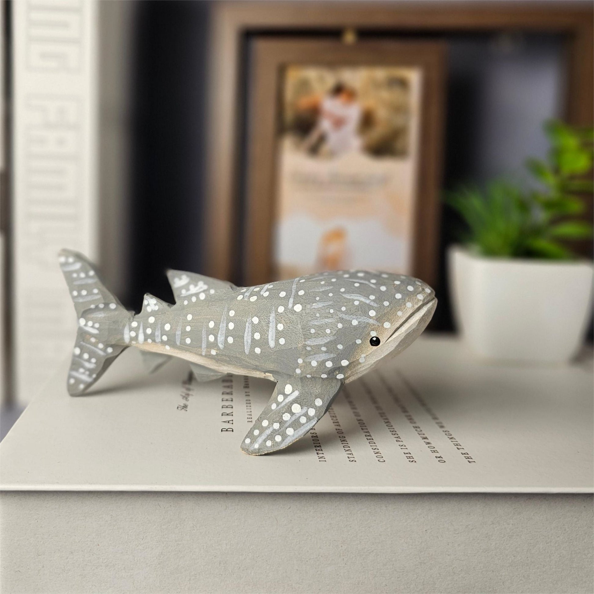 Whale-Shark Hand-Carved Figurine - Wooden Islands