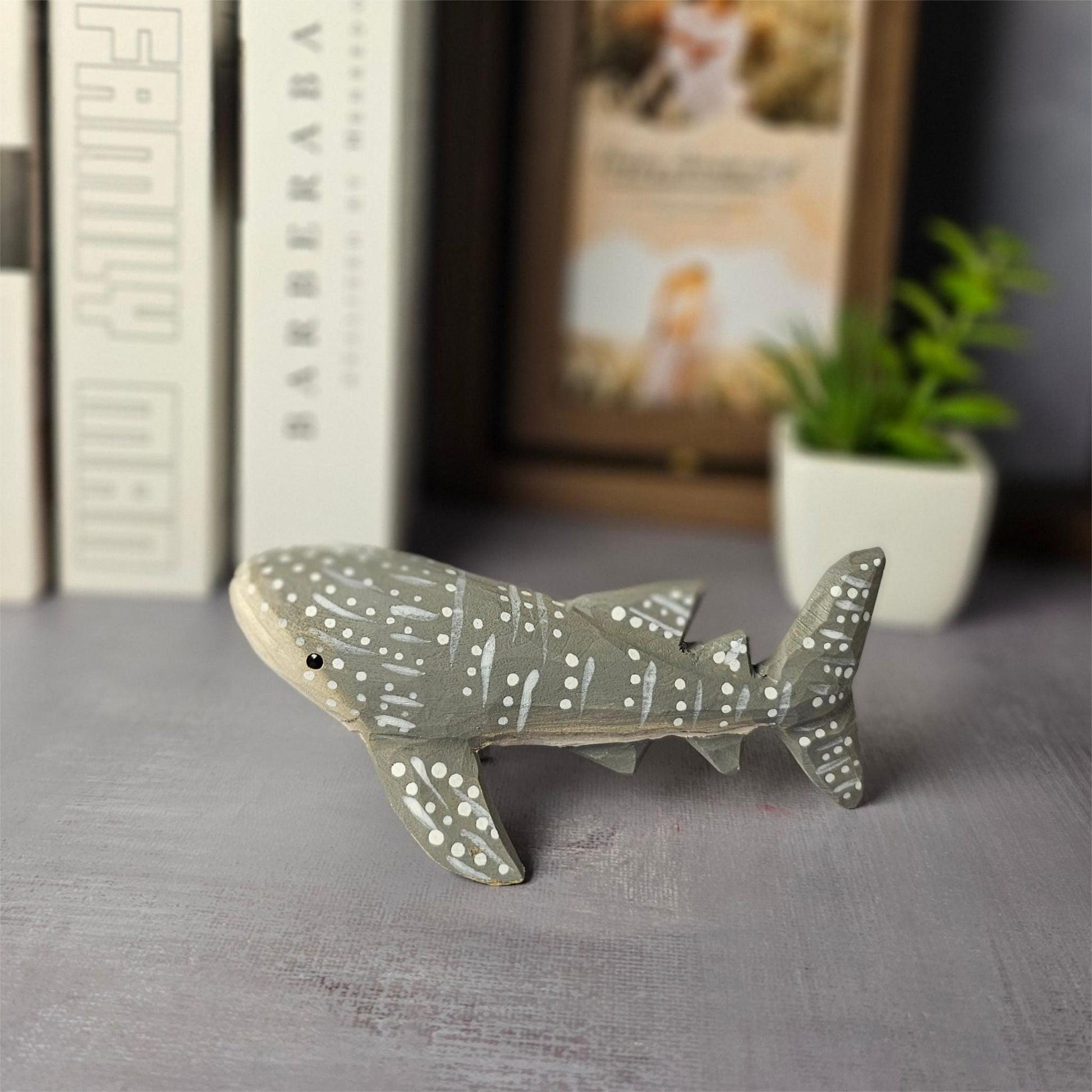 Whale-Shark Hand-Carved Figurine - Wooden Islands
