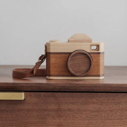 Wooden Camera Handcrafted Wood Retro Camera Décor Gifts-DC - Wooden Islands