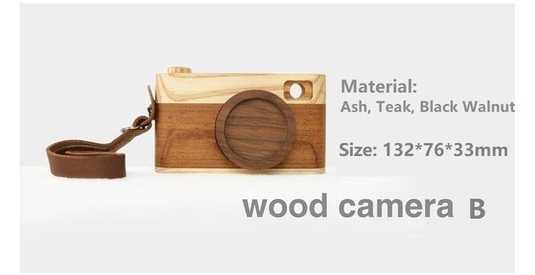 Wooden Camera Handcrafted Wood Retro Camera Décor Gifts-DC - Wooden Islands