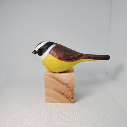 Great Kiskadee Hand-Painted Bird Figurine