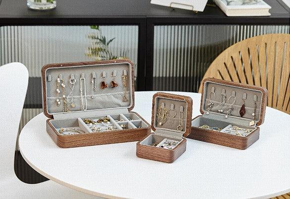 Chocolate Travel Jewelry box Wooden Handmade - Wooden Islands
