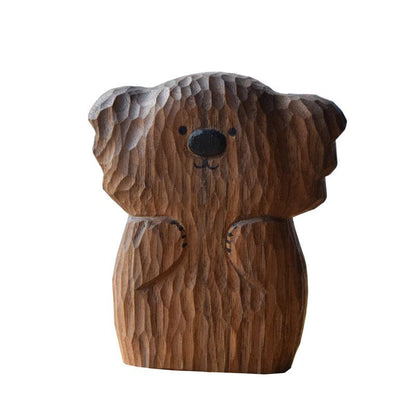 Creative Bottle Opener Hamster, koala Wooden Handmade Fridge Magnet Decoration - Wooden Islands