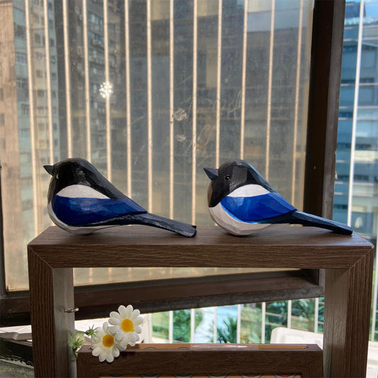 Customize Wooden Magpie Pair - Wooden Islands