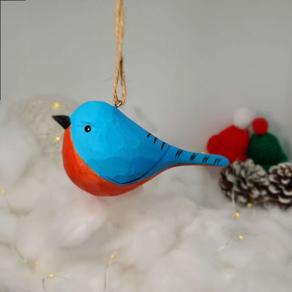 Eastern Bluebird Hanging Ornaments - Wooden Islands