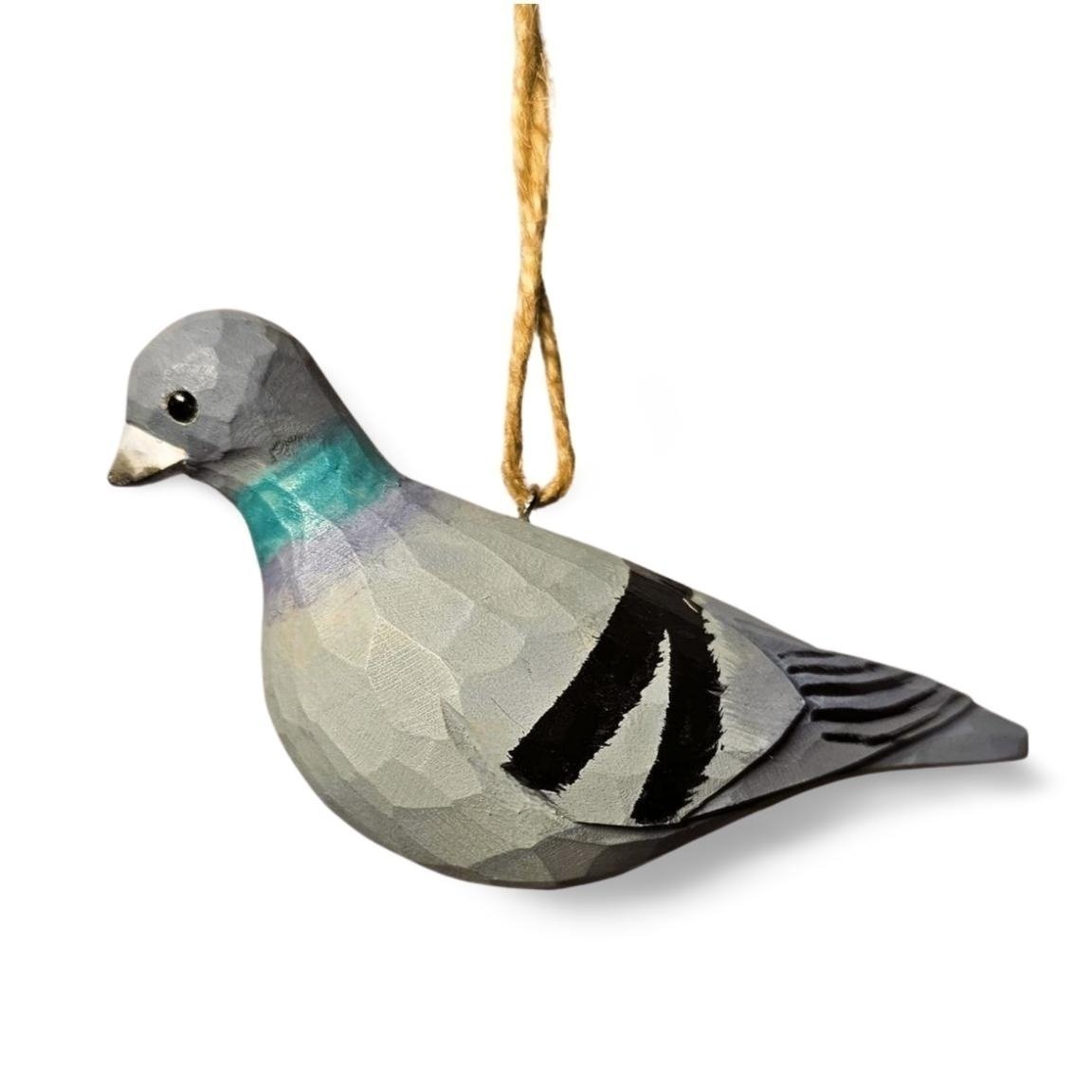 Exquisite Hand-Painted Pigeon Ornaments - A Perfect Addition to Your Home Decor - Wooden Islands