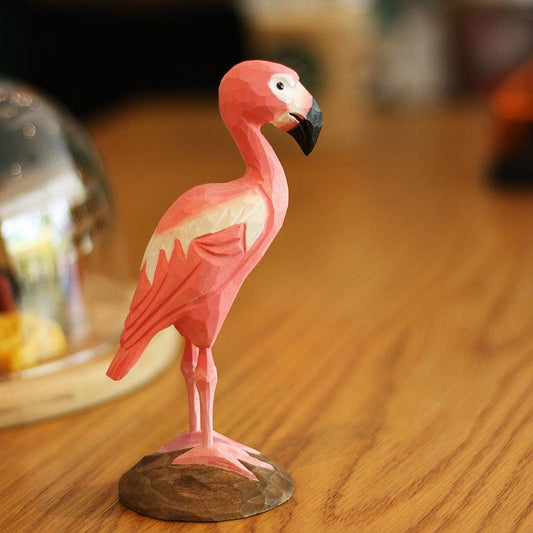 Bearded Tit Bird Figurine Hand Carved Decor – PAINTED BIRD SHOP