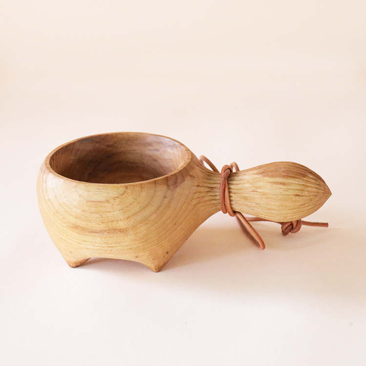 Flower Fox Bowls Teak Wood Hand Carved Art Decor - Wooden Islands
