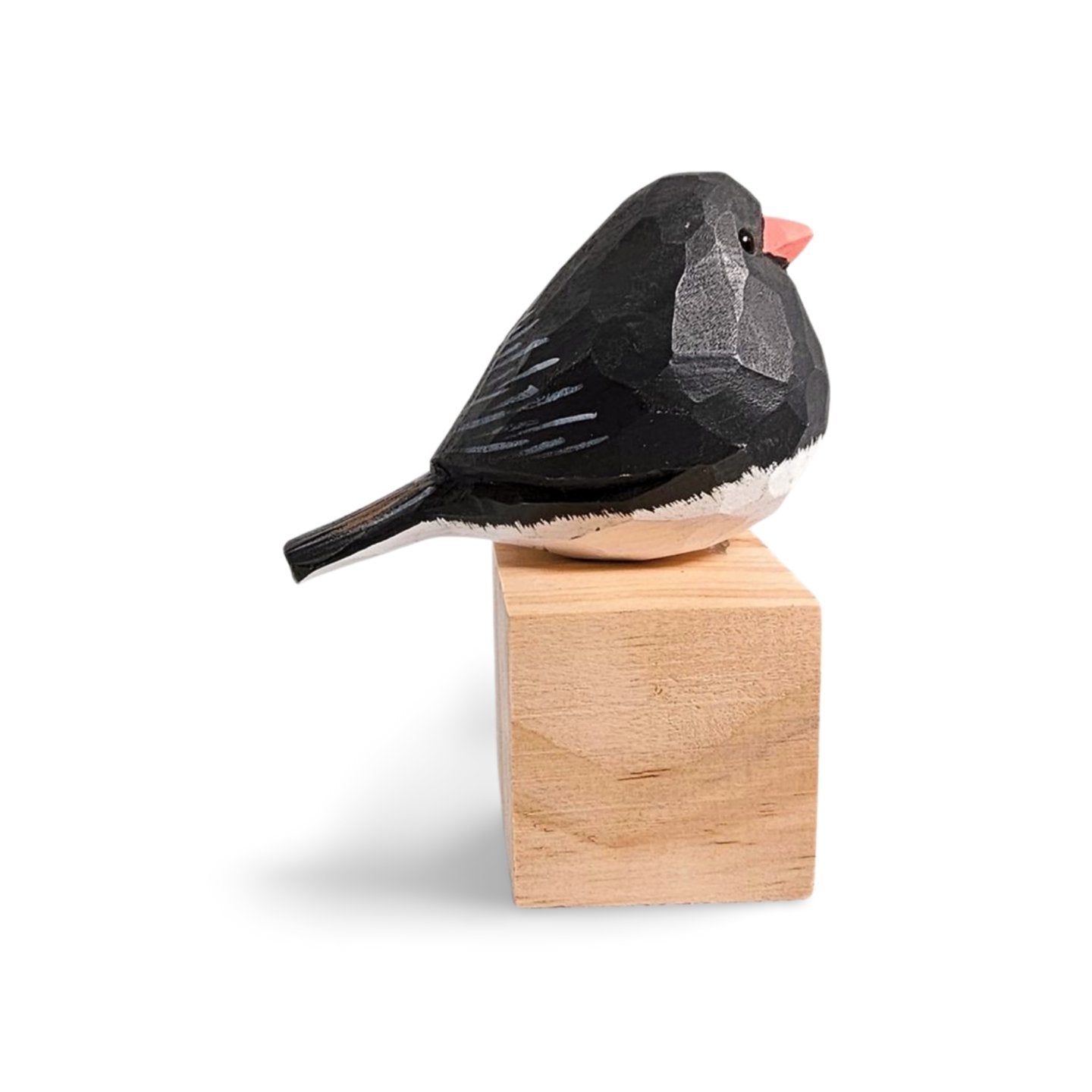 Junco Sculpted Hand-Painted Bird Figure - Wooden Islands