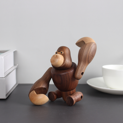 King Kong wooden figurine Handmade _F - Wooden Islands