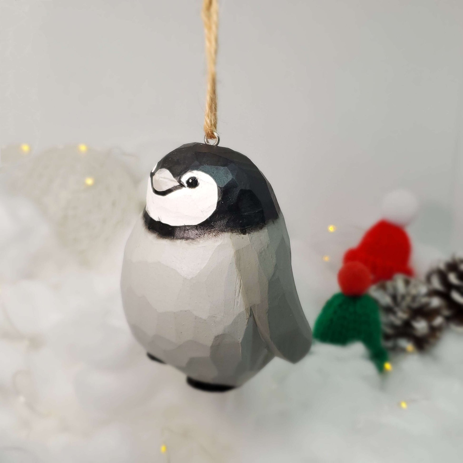 Penguin Hanging Ornaments - Wooden Islands