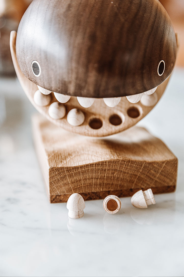 Shark shaped Wooden Tooth Fairy Boxes - Wooden Islands