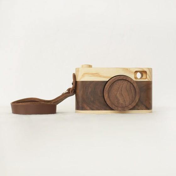 Wooden Camera Handcrafted Wood Retro Camera Décor Gifts-DC - Wooden Islands